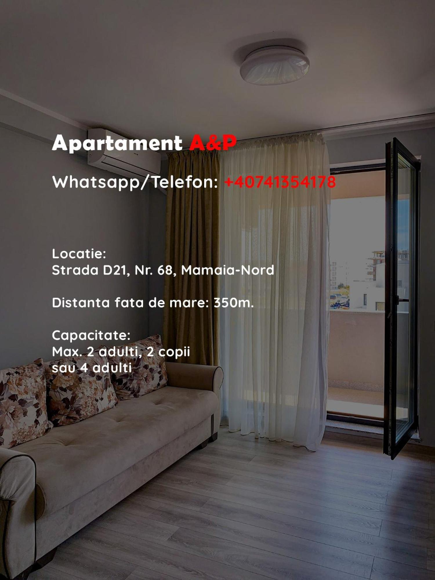 A&P Apartament Mamaia-Nord Năvodari 외부 사진